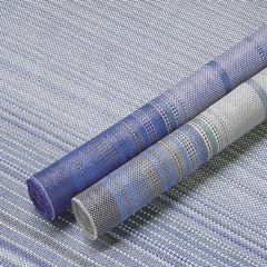 ARISOL T�ppe, Bl�t m/Gr� striber, 2,5 mtr.