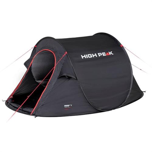 HIGH PEAK Vision 2 - 3, Pop-Up Teltet Sort