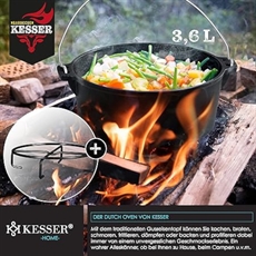 Kesser Rocketstove med Støbejern Grillplade