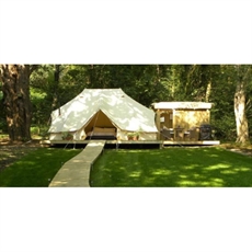 Canvas Camp Sibley 600 TWIN Ultimate Bomulds Glamping Telt